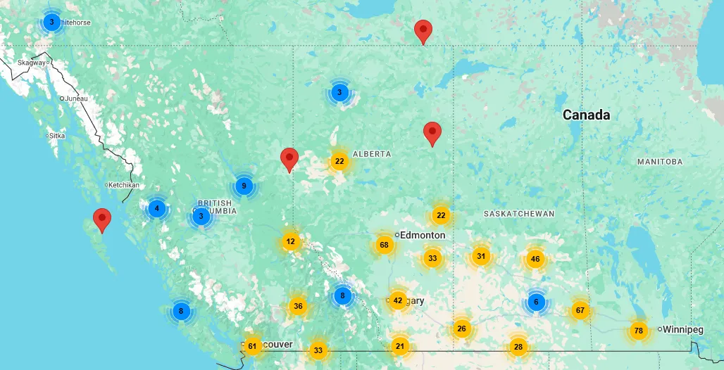 ALFATEC distributors map